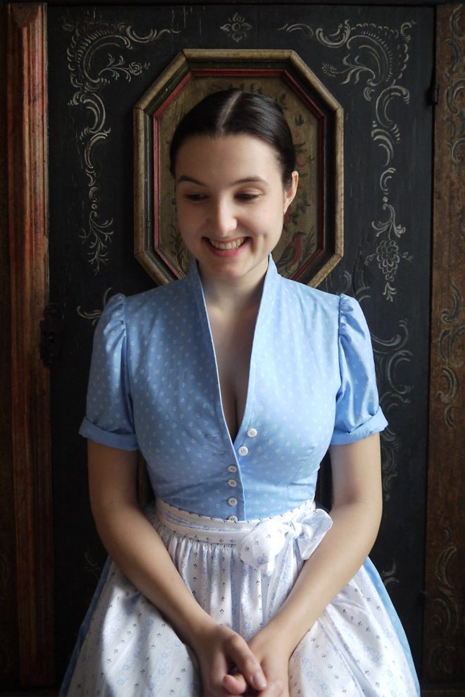 Barbarino Dirndl in Blau